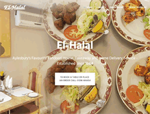 Tablet Screenshot of el-halal.co.uk